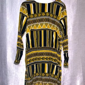 H&M Long Sleeve, Geometric Dress